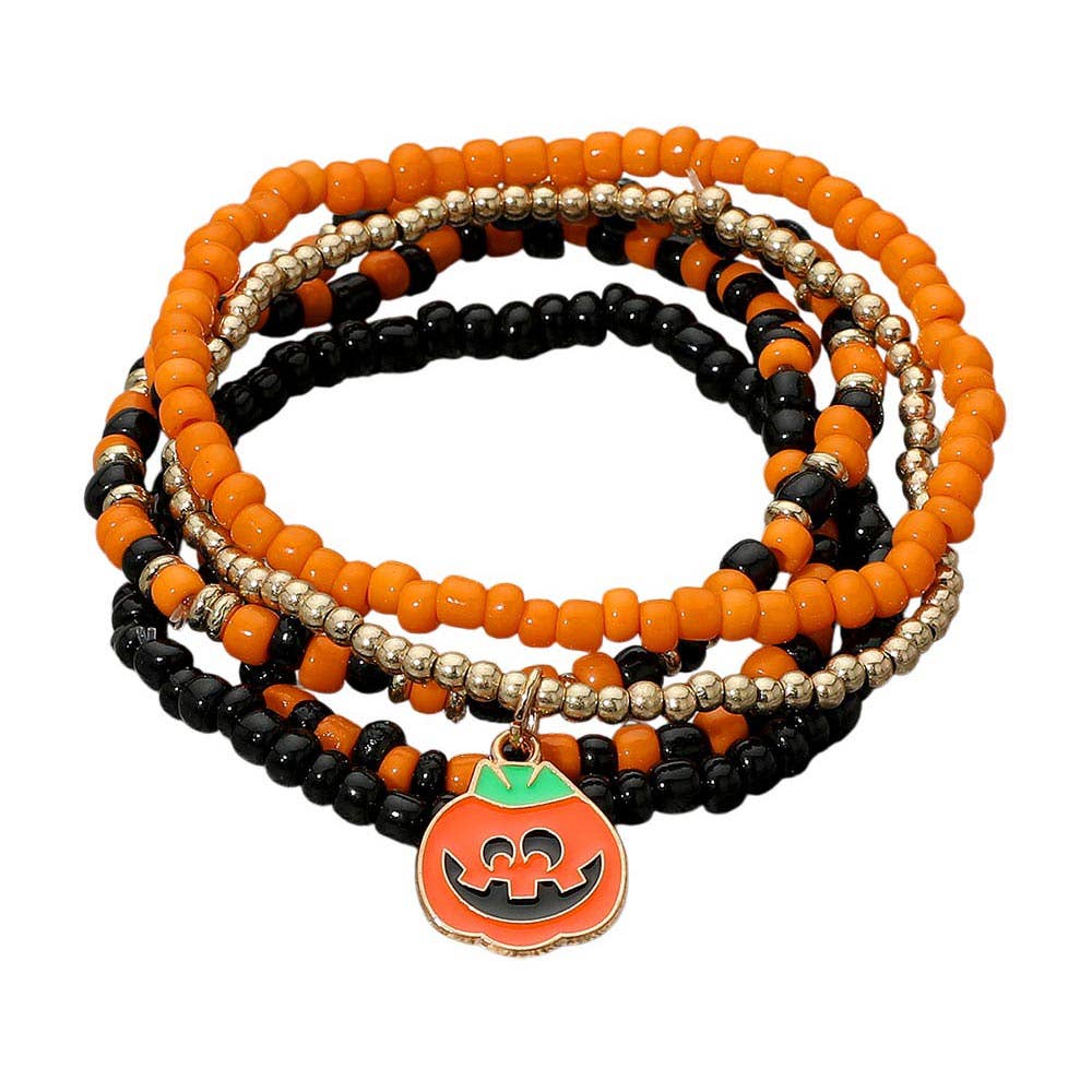 Halloween Beaded Bracelets