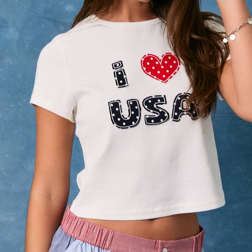 I <3 USA Top