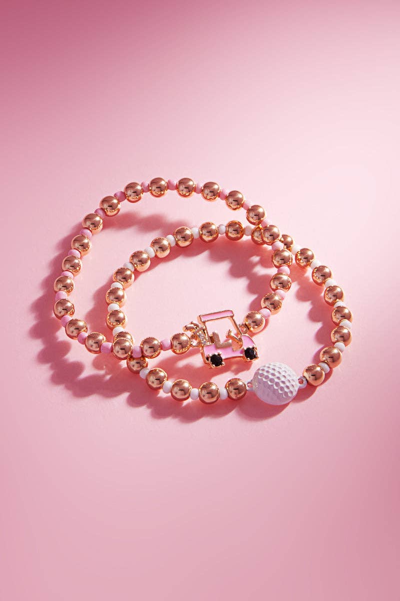 Golf Cart Bracelet Set