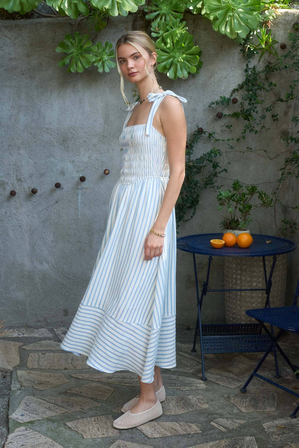 Striped Maxi Dress
