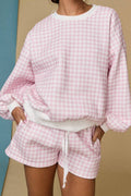 Gingham Lounge Set