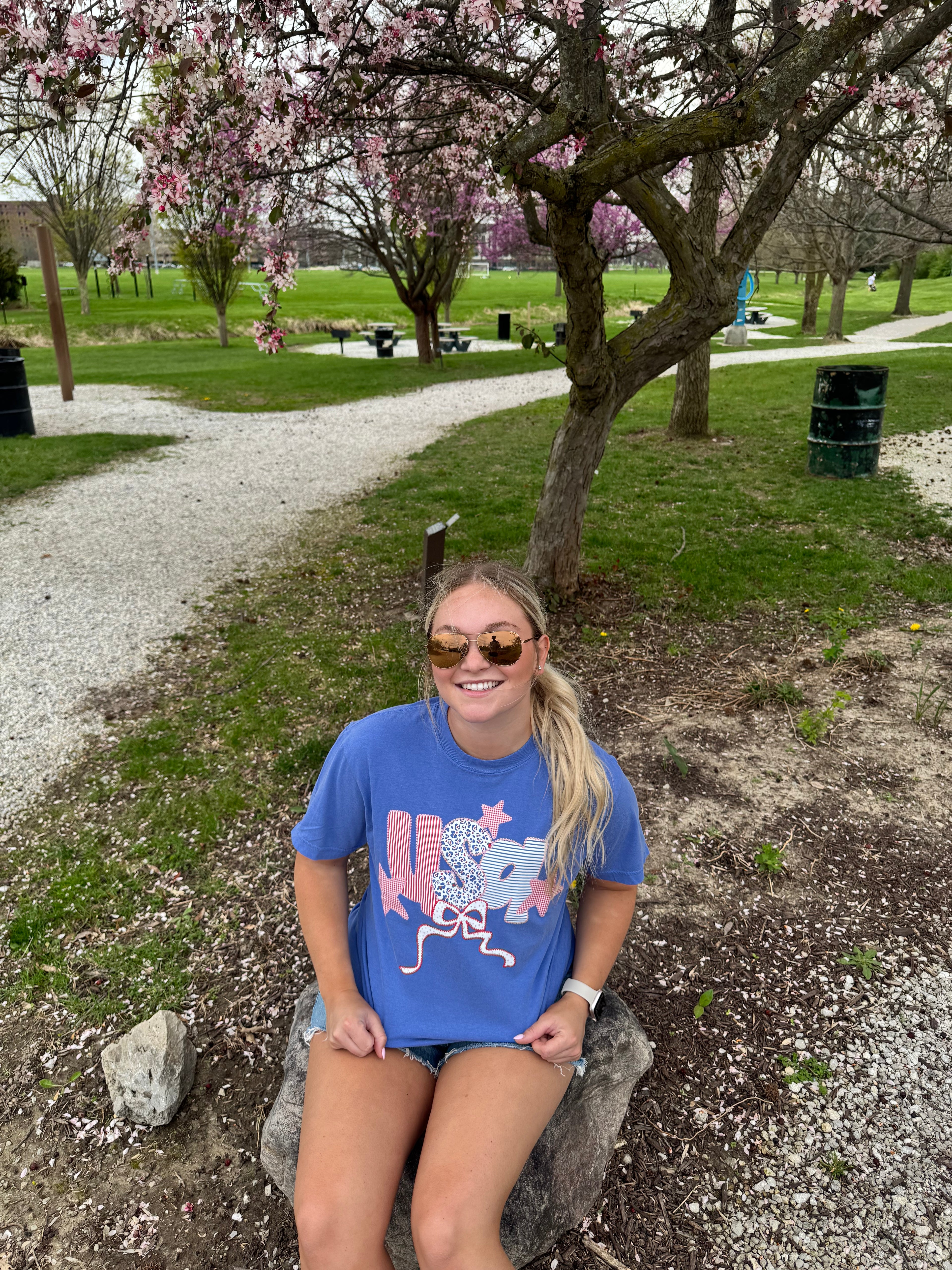 Americana Patchwork Tee