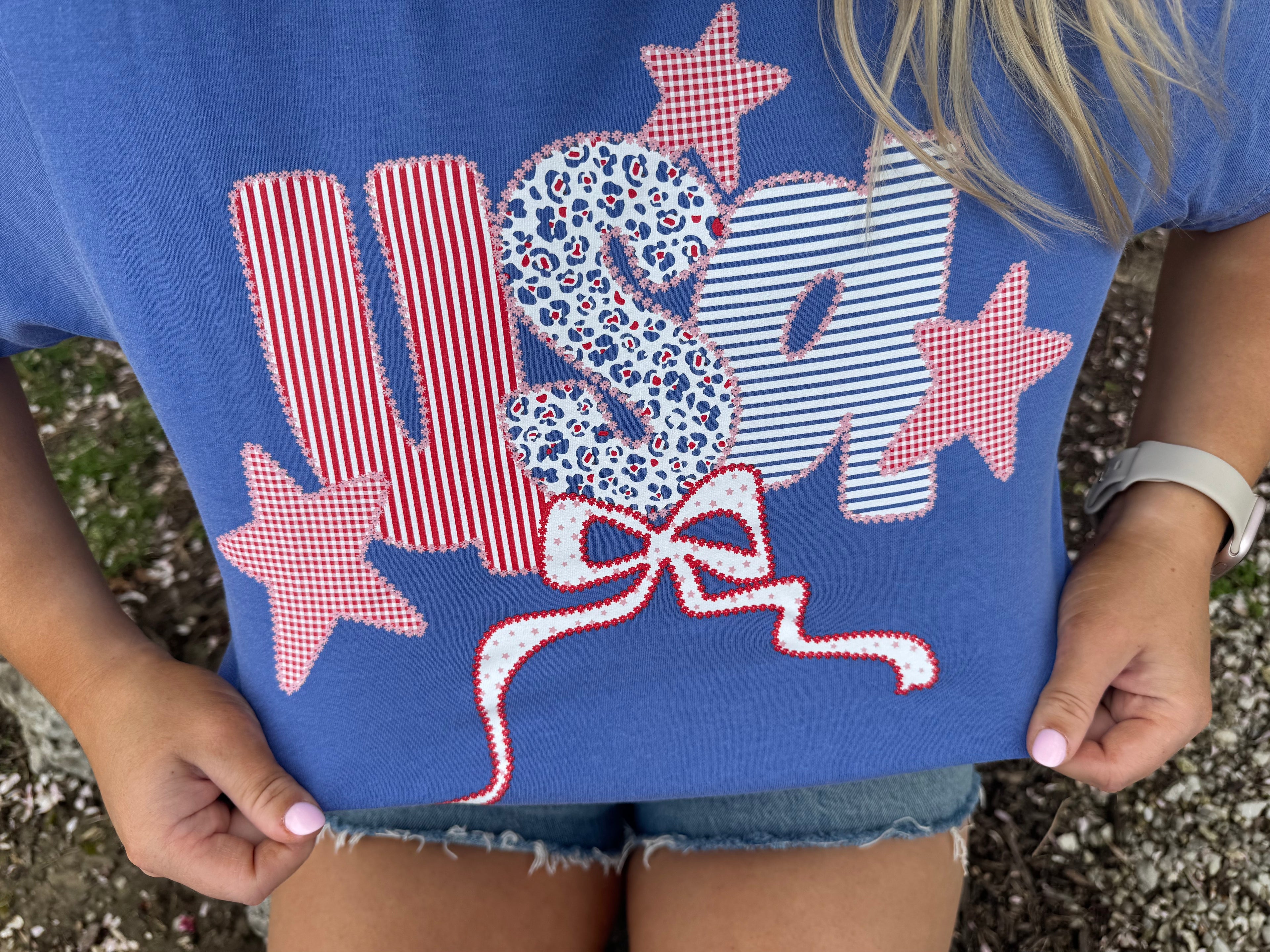 Americana Patchwork Tee