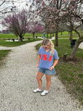 USA V Neck Tshirt