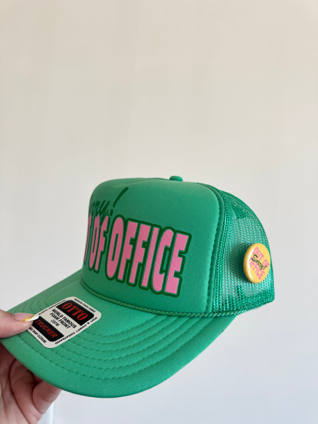 Sorry! Out of Office, Vacation Trucker Hat