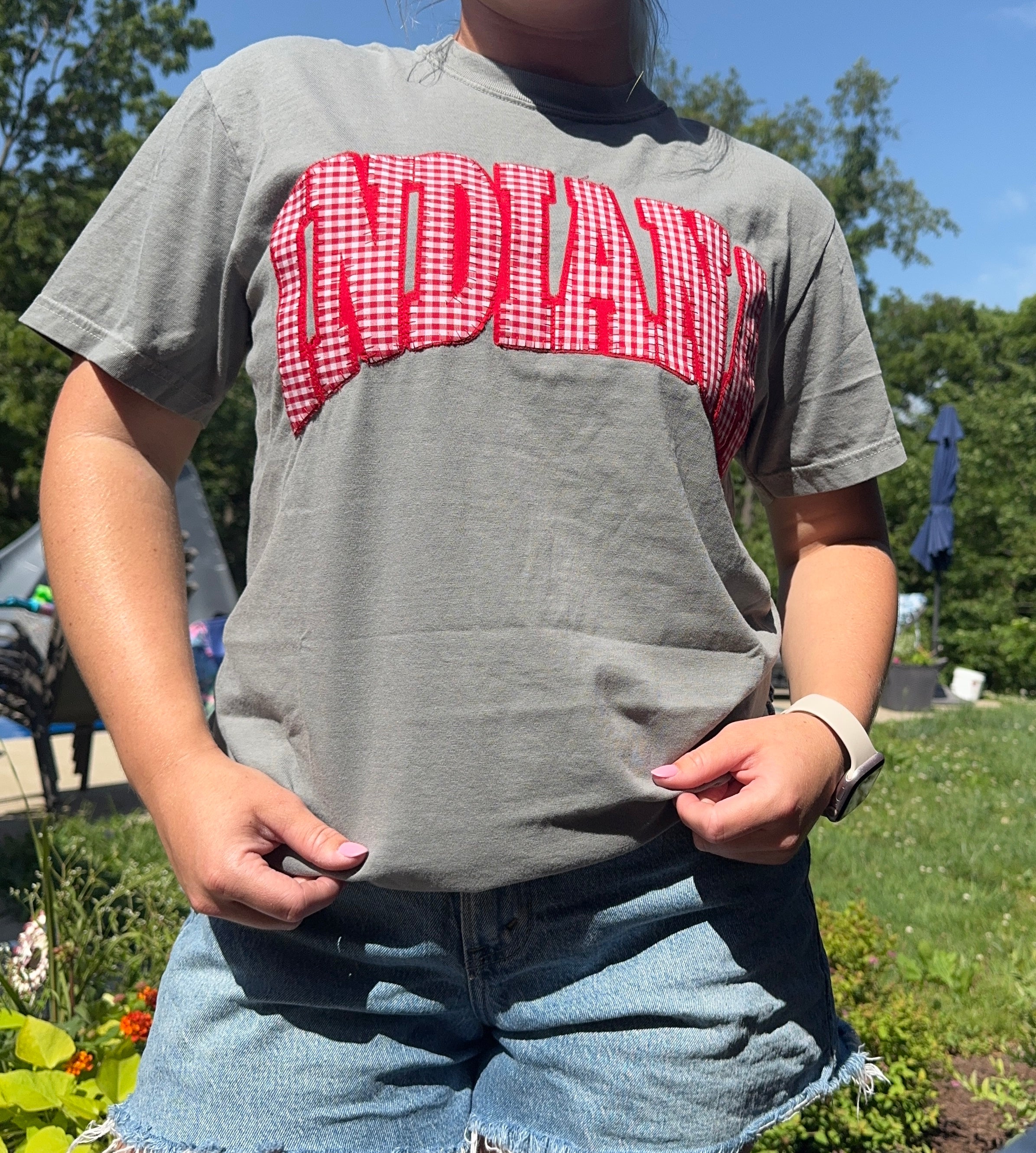 Gingham Indiana Top