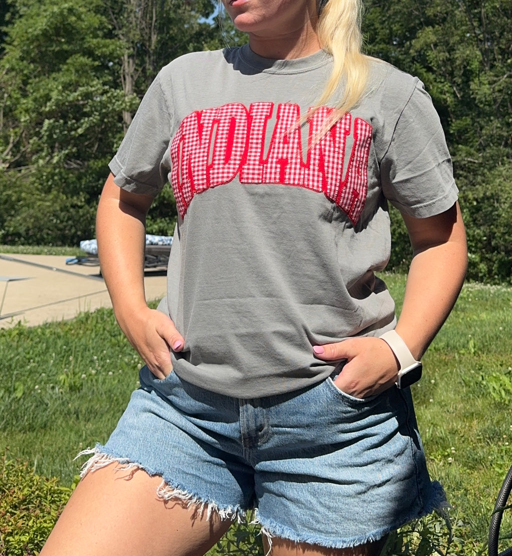 Gingham Indiana Top