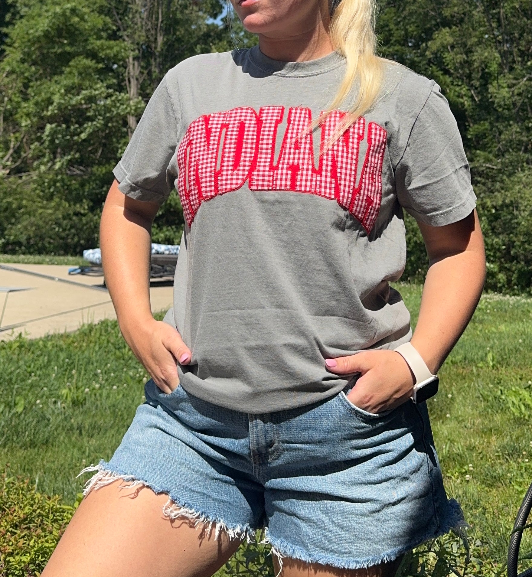 Gingham Indiana Top