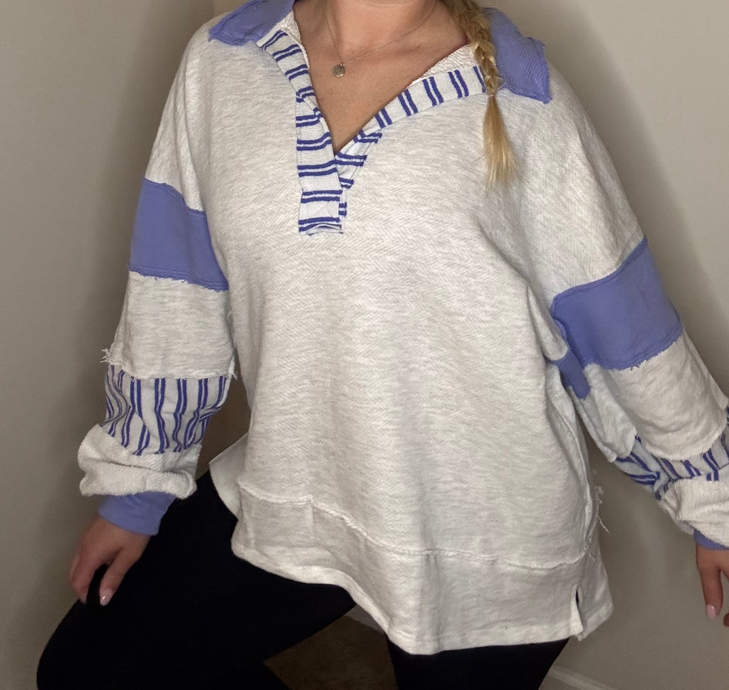 French Terry Knit Top