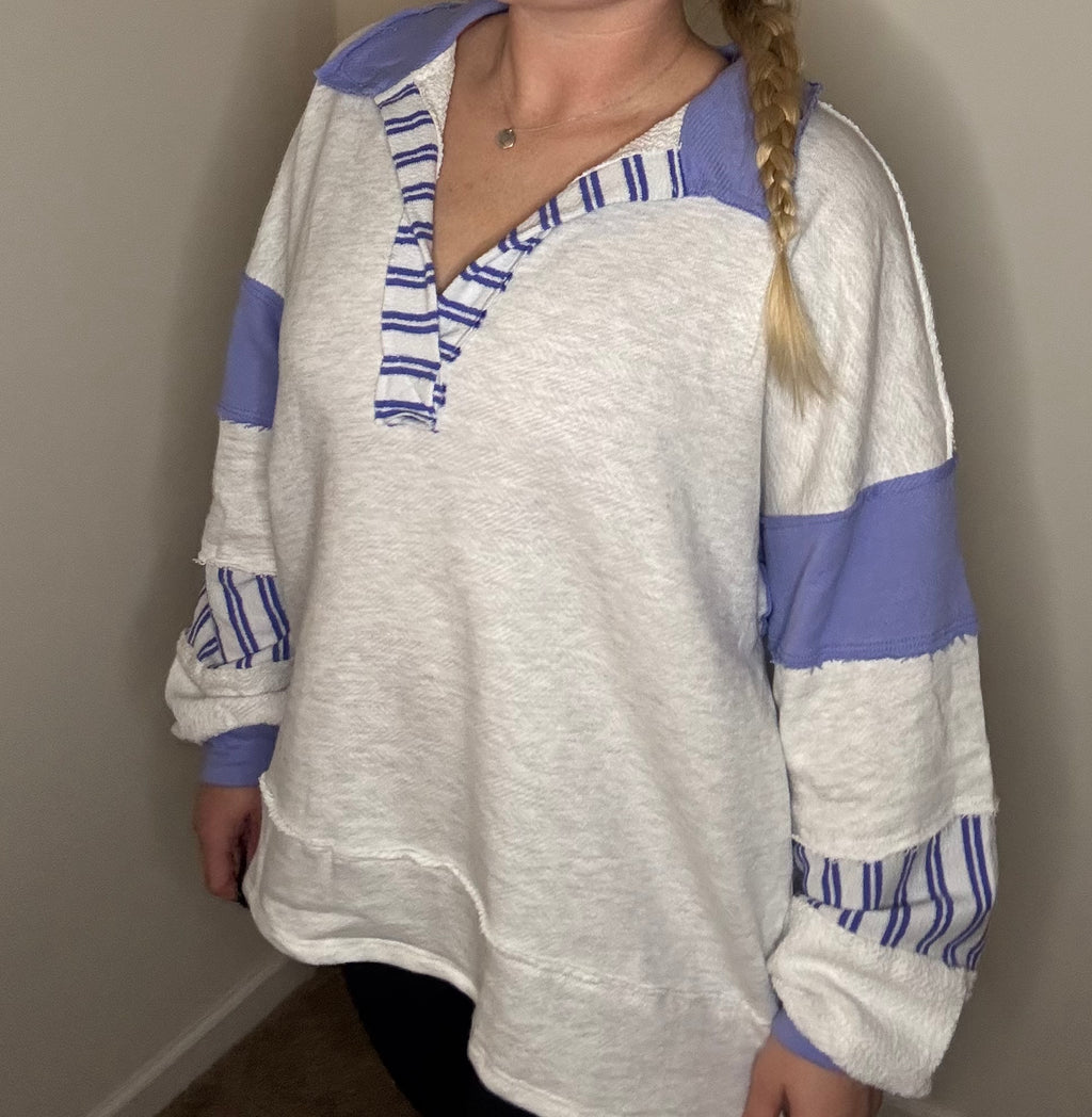 French Terry Knit Top