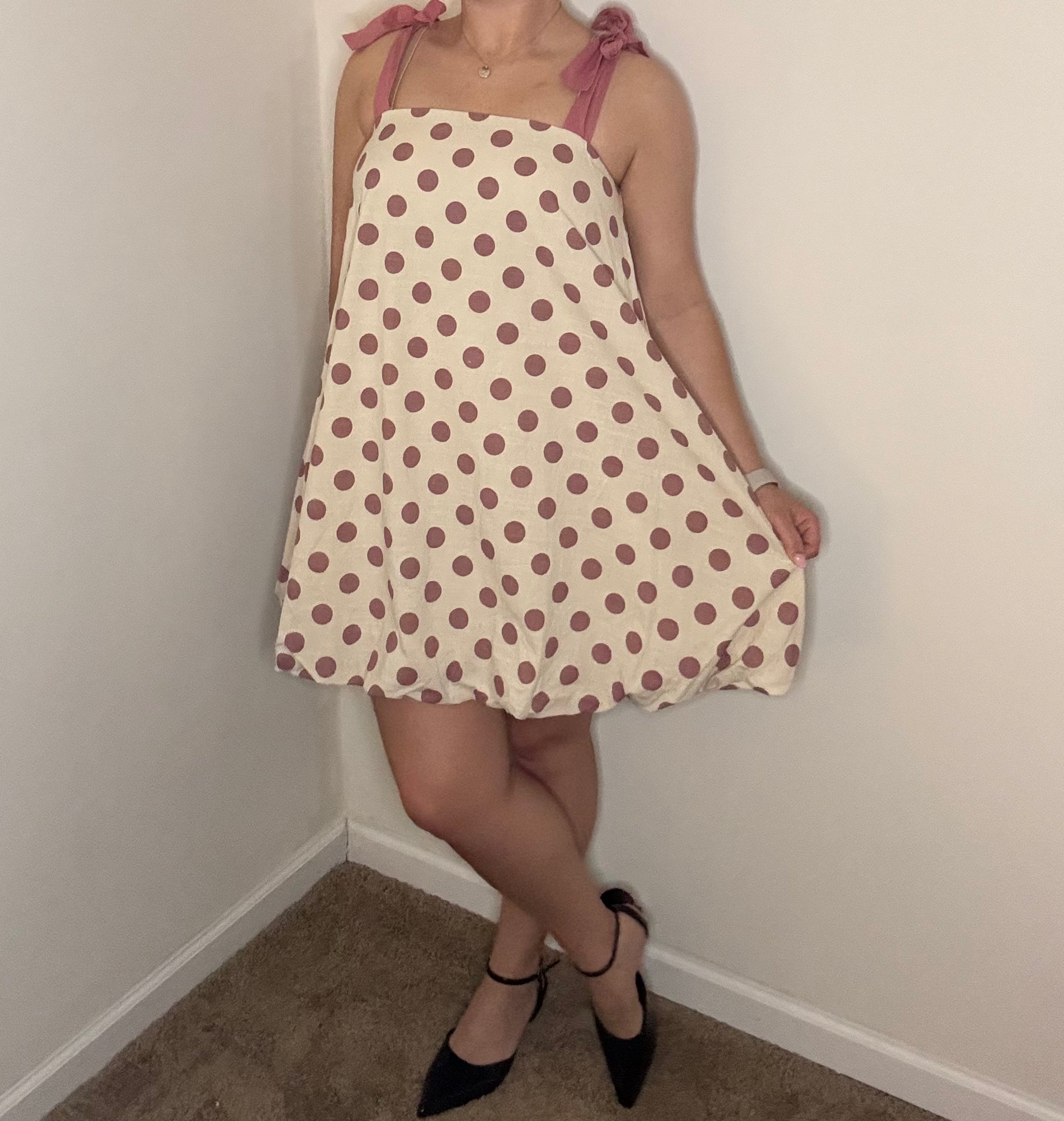 Polka-dot Mini Dress