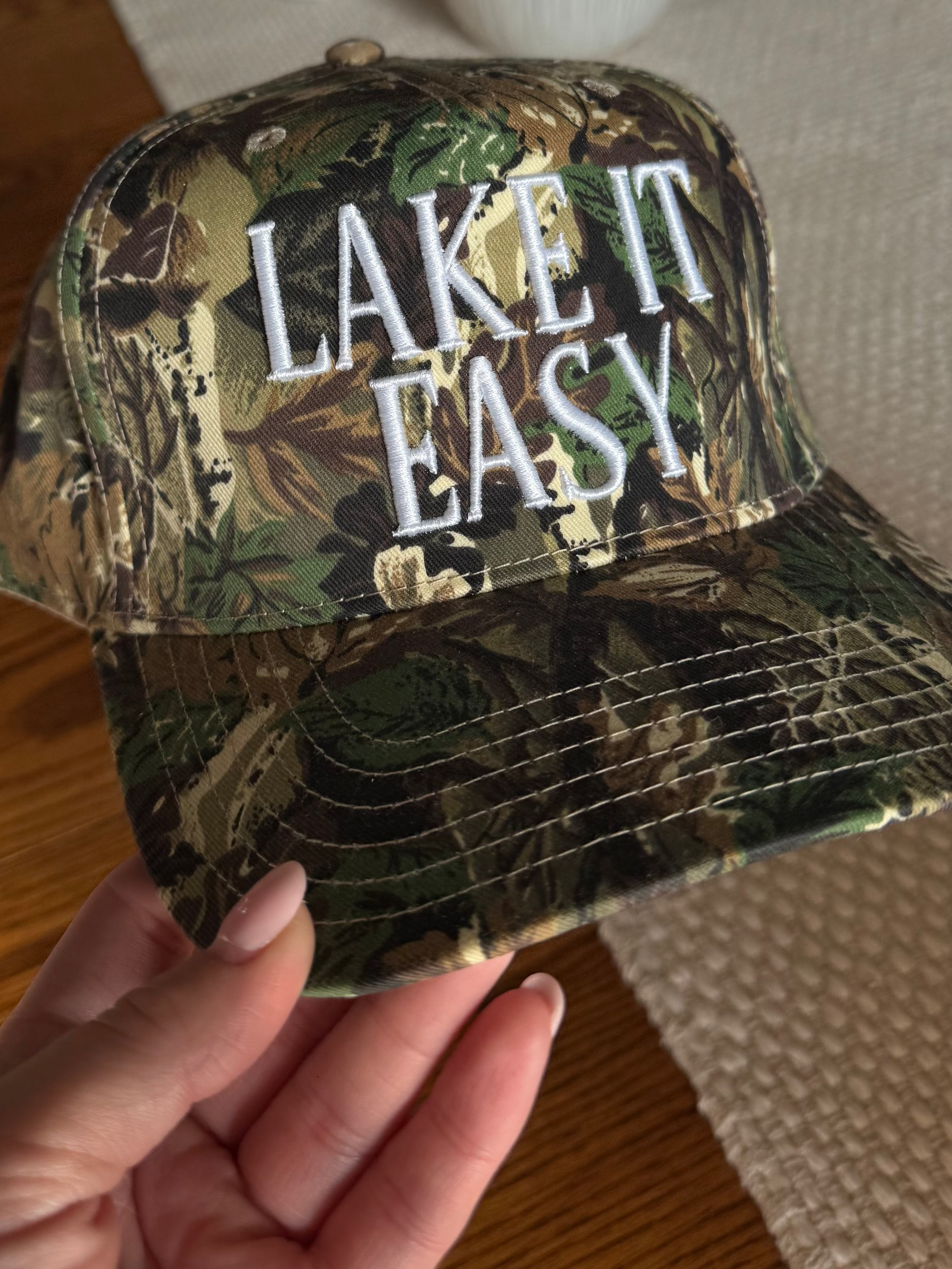 Lake it Easy Cap