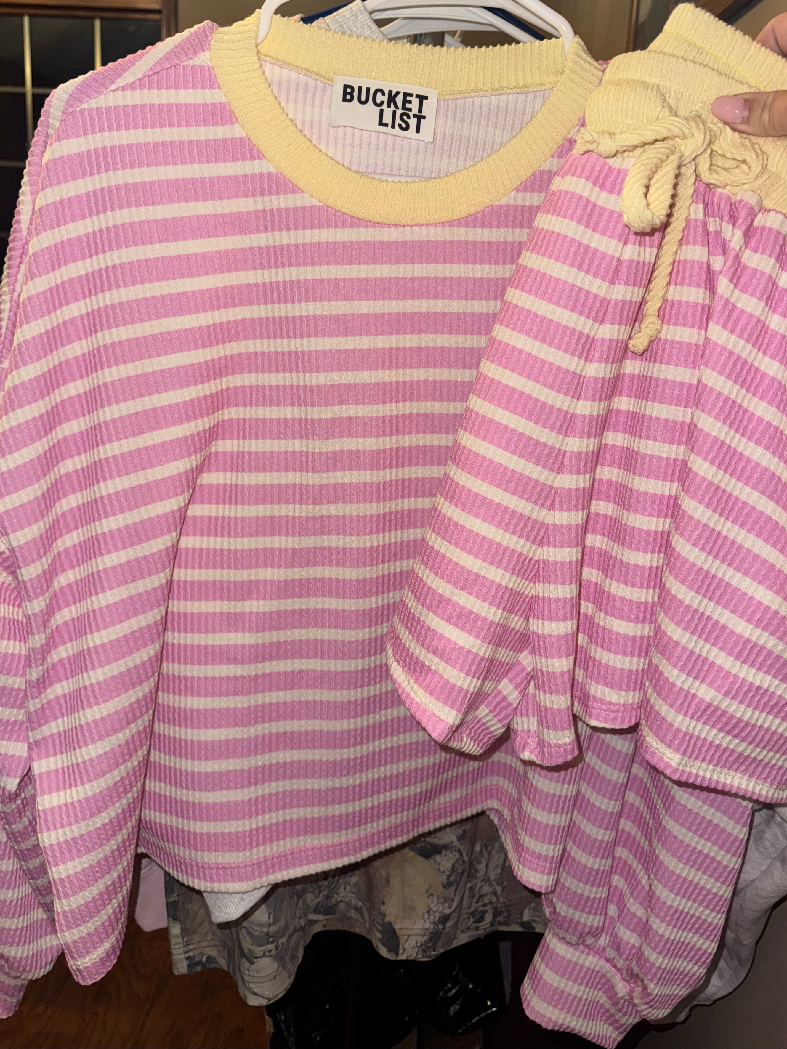 Striped Knit Set