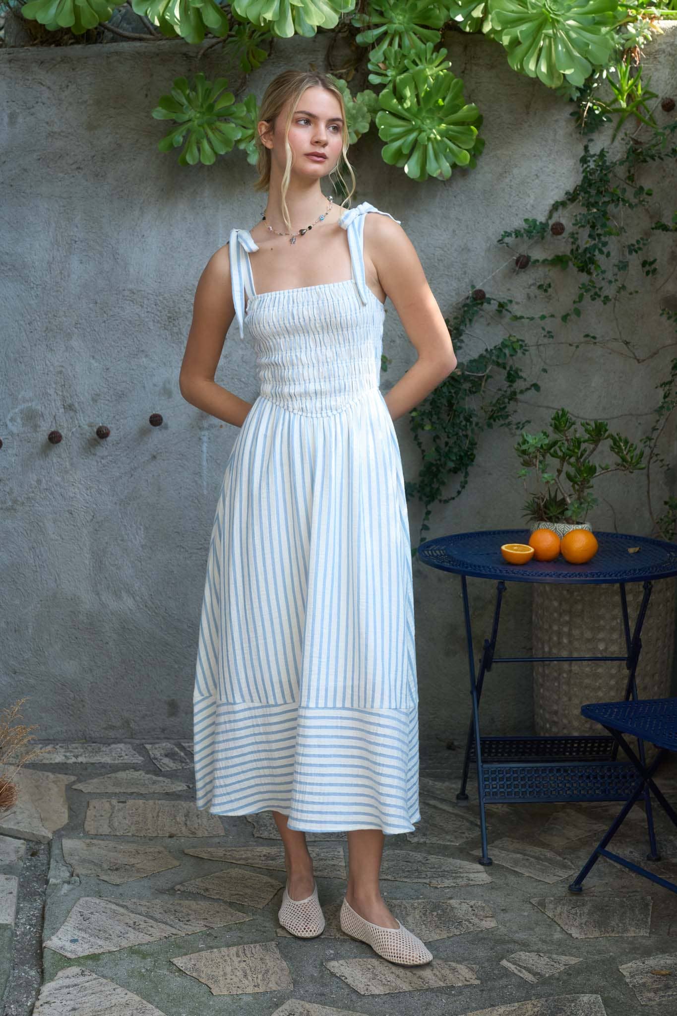 Striped Maxi Dress